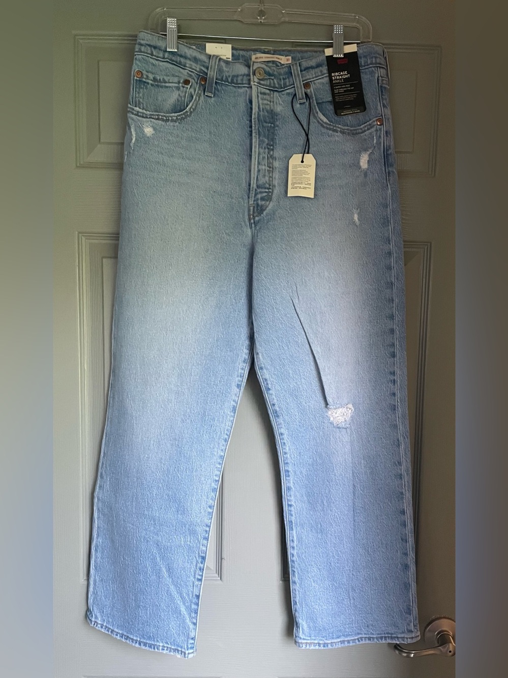 NWT levi’s ribcage straight ankle jeans